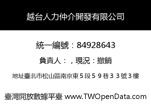 越台人力仲介開發有限公司