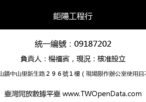 鉅陽工程行