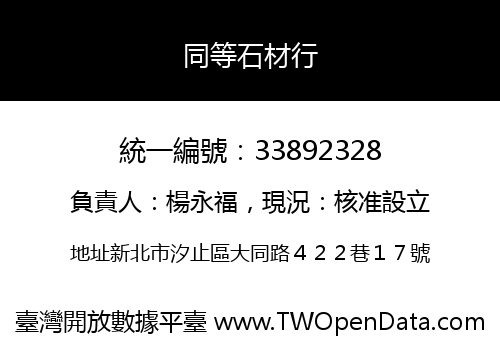 同等石材行