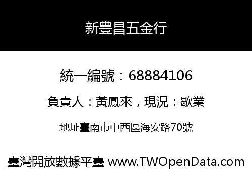 新豐昌五金行