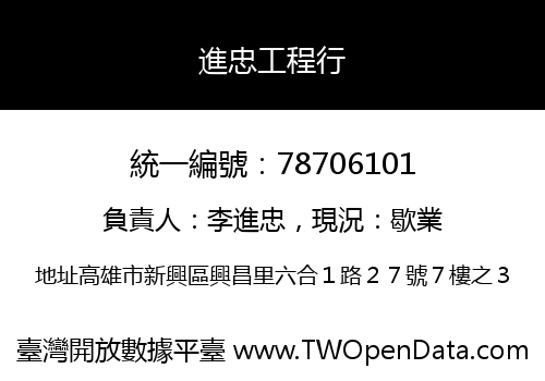 進忠工程行