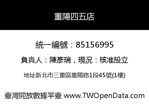 重陽四五店