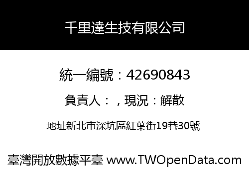 千里達生技有限公司