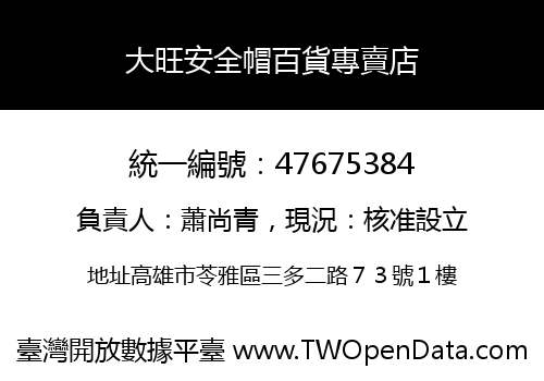 大旺安全帽百貨專賣店