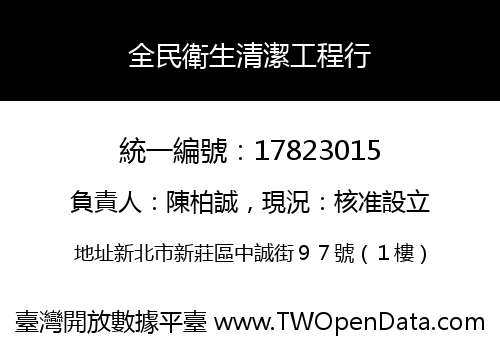 全民衛生清潔工程行