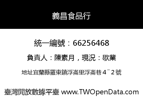 義昌食品行
