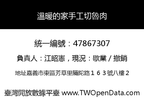 溫暖的家手工切魯肉