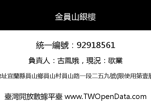 金員山銀樓