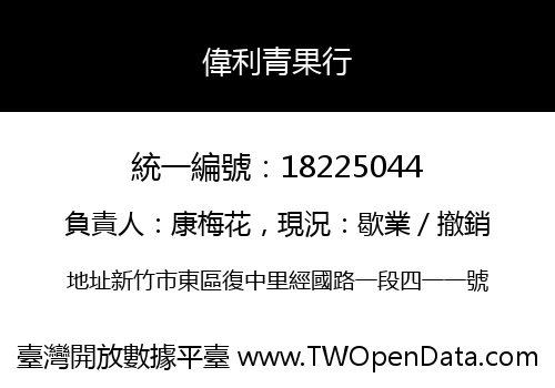 偉利青果行