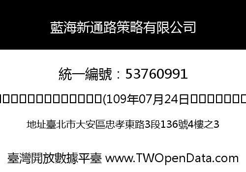 藍海新通路策略有限公司