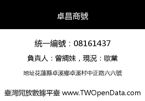 卓昌商號