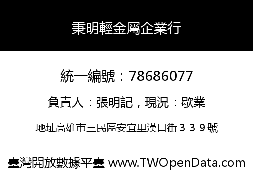 秉明輕金屬企業行