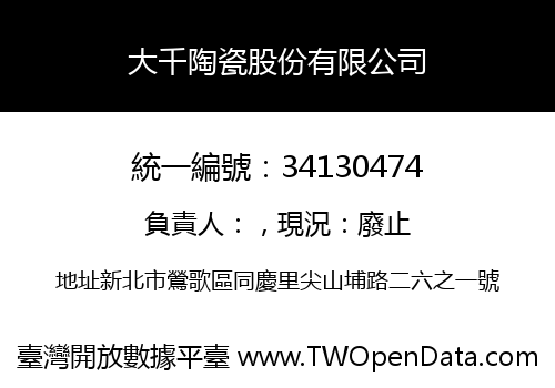 大千陶瓷股份有限公司