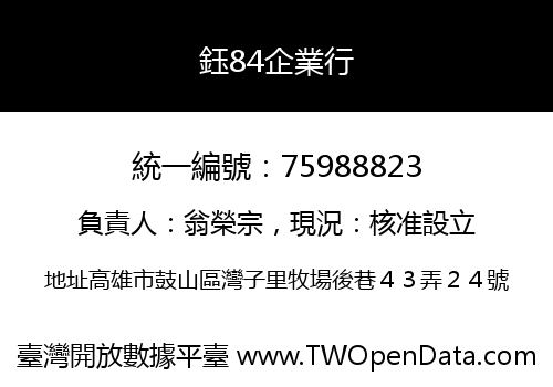 鈺84企業行