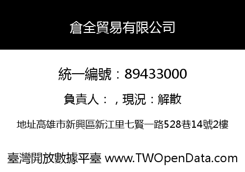 倉全貿易有限公司