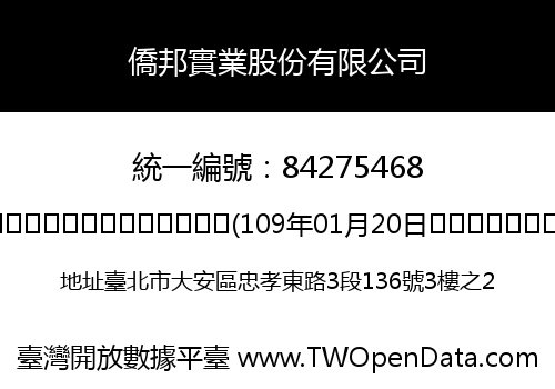 僑邦實業股份有限公司