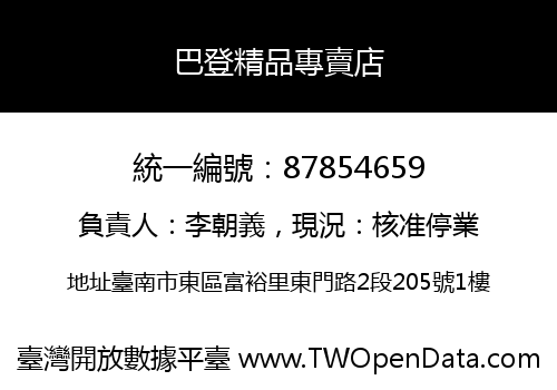 巴登精品專賣店
