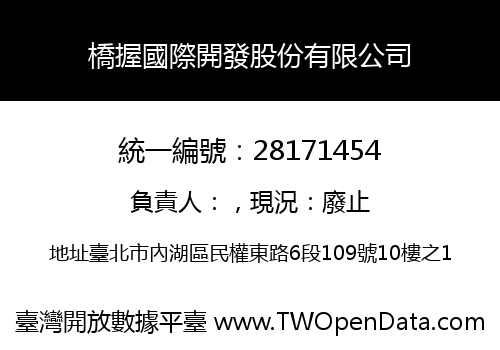 橋握國際開發股份有限公司