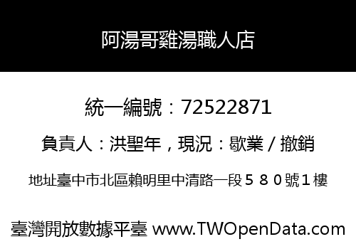 阿湯哥雞湯職人店