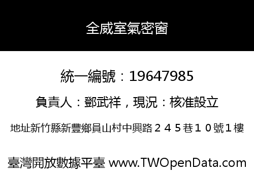 全威室氣密窗
