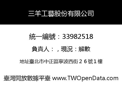 三羊工藝股份有限公司