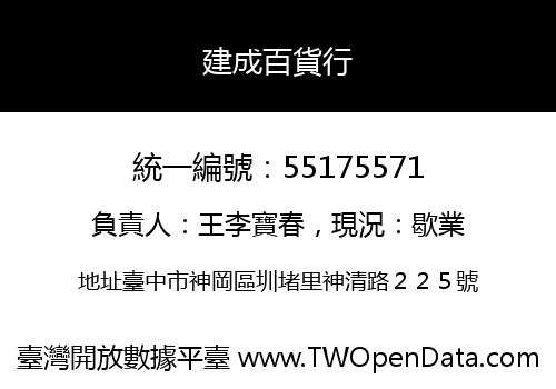 建成百貨行