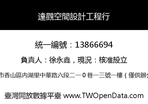 達觀空間設計工程行