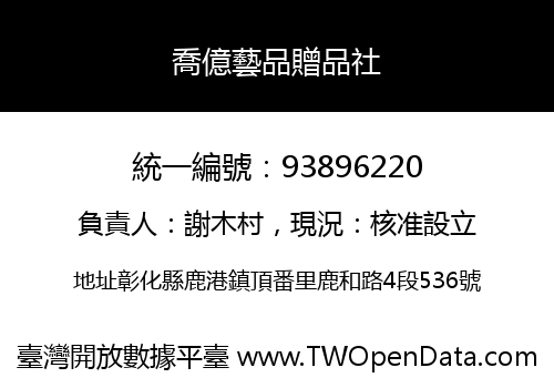 喬億藝品贈品社
