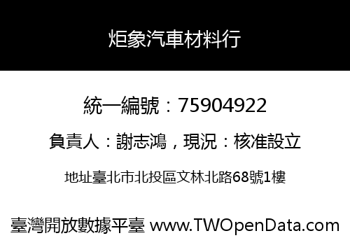 炬象汽車材料行