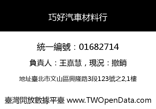 巧好汽車材料行