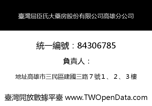 臺灣屈臣氏大藥房股份有限公司高雄分公司