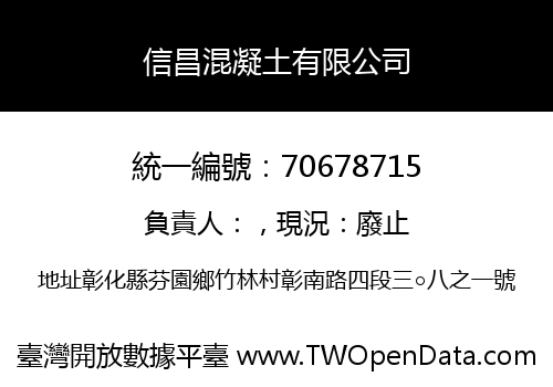 信昌混凝土有限公司