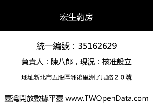 宏生葯房