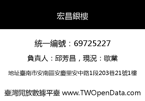 宏昌銀樓