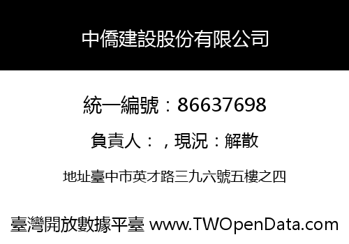 中僑建設股份有限公司