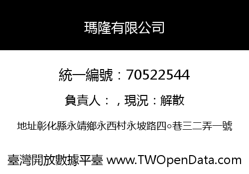瑪隆有限公司