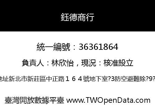 鈺德商行