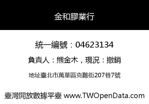 金和膠業行