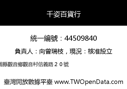 千姿百貨行