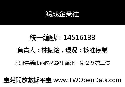 鴻成企業社