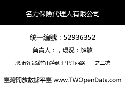名力保險代理人有限公司