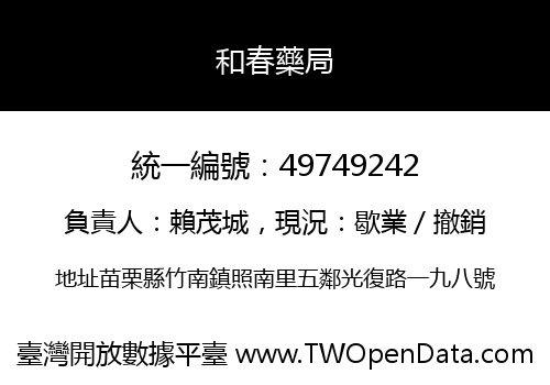 和春藥局