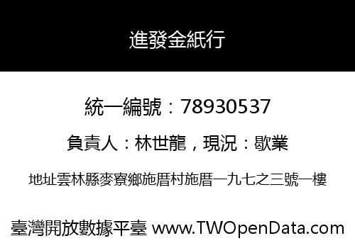 進發金紙行