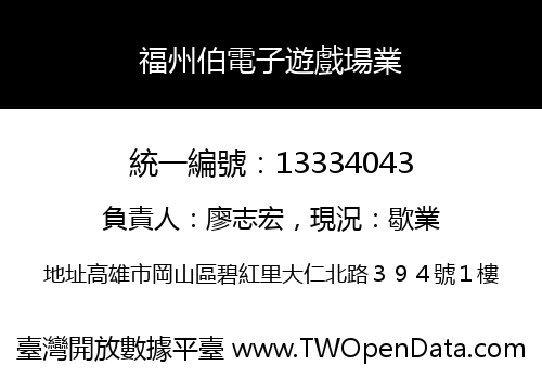 福州伯電子遊戲場業