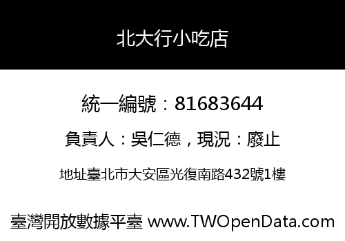 北大行小吃店