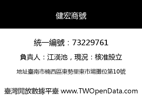 健宏商號