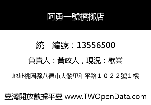 阿勇一號檳榔店