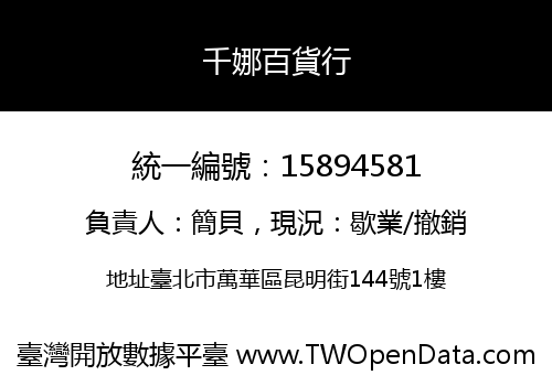 千娜百貨行