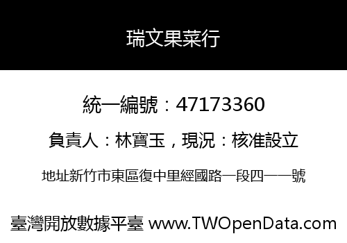 瑞文果菜行