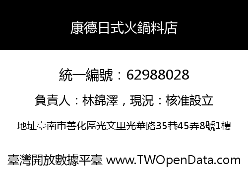 康德日式火鍋料店